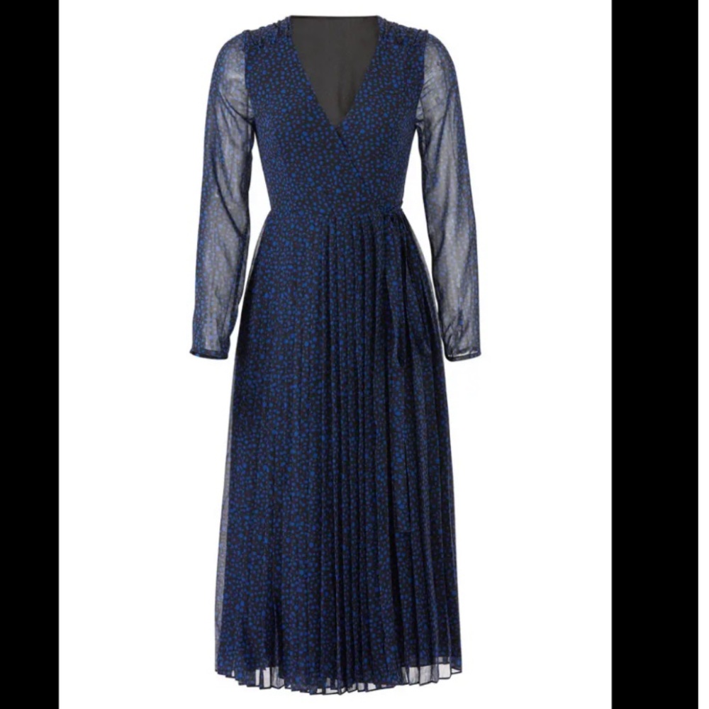 Frame and Partners wrap dress.